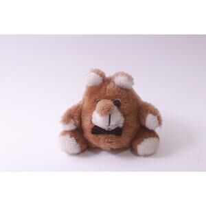 Russ, Bumps, Teddy Bear, Plush, Brown, Stuffed Animal, Vintage, ~ 250622-WH 345